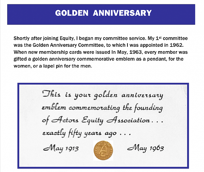 Golden Anniversary commemorative emblem