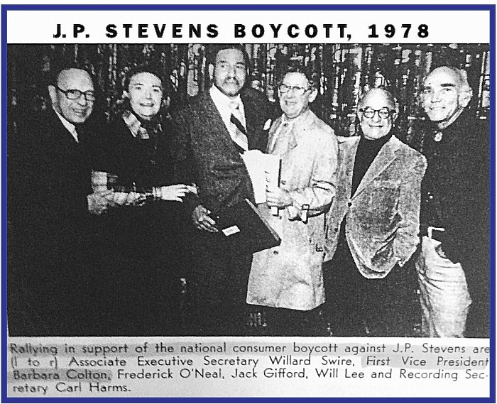 J.P.StevensBoycott, 1978