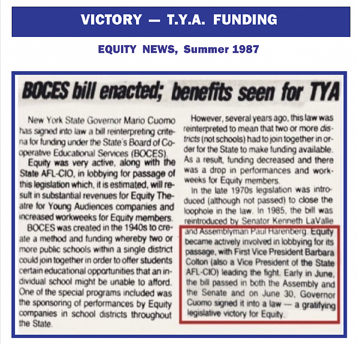 BOCES FundingVictory, 1987