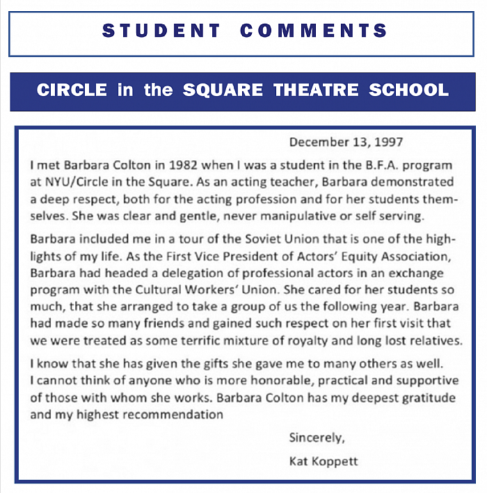 CircleintheSquare, KathyKoppett