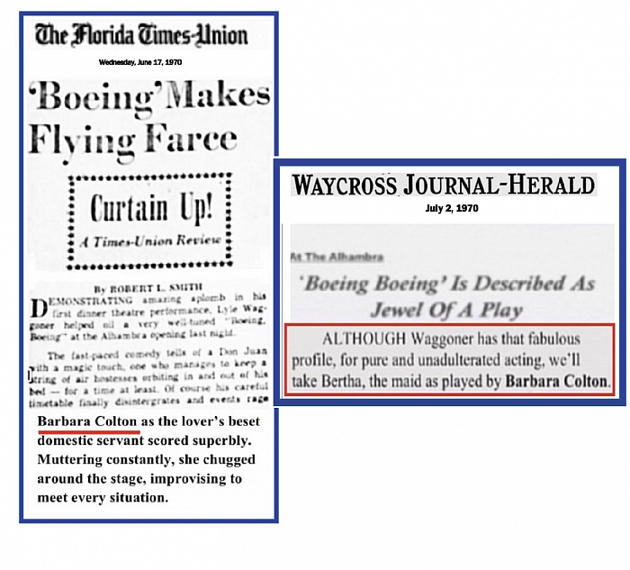 BoeingBoeing BerthaPress TimesUnion & JournalHerald  Alhambra 1970