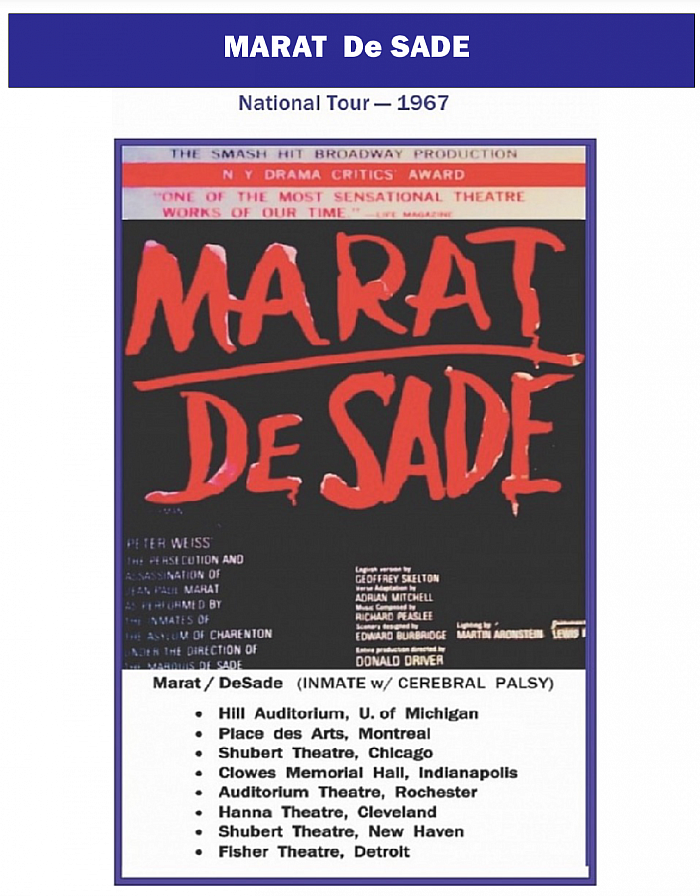 MaratDeSade NatlTour 1967