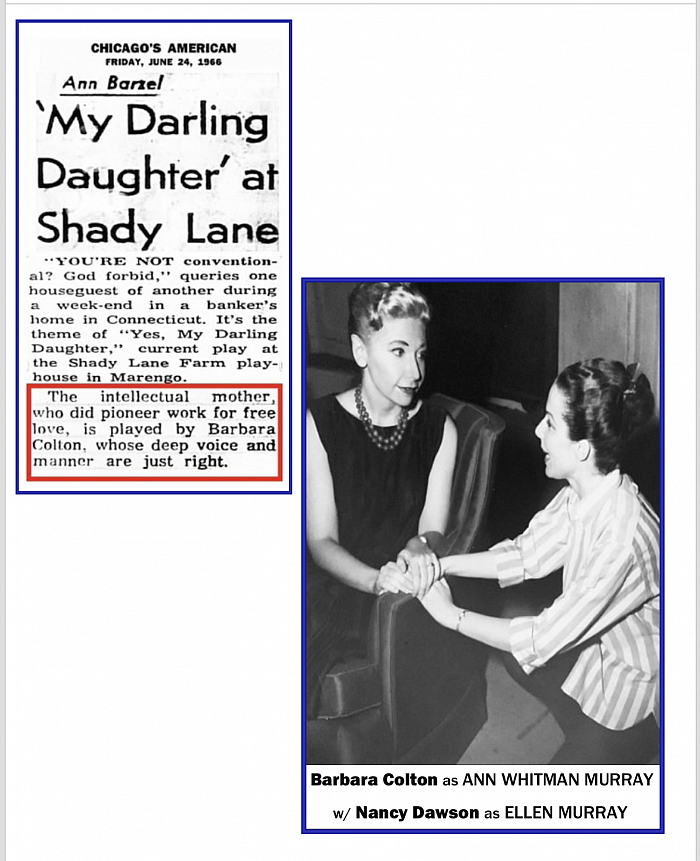 “Yes, My Darling Daughter” AnnWhitmanMurray w/ NancyDawson, ShadyLane, 1966